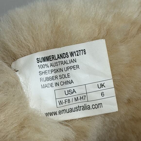 EMU Australia Womens Summerlands Sheepskin Suede Ankle Boots US 8 EU 39 Brown - Picture 11 of 12